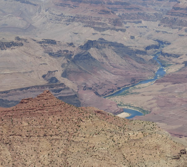 grand canyon from airplane